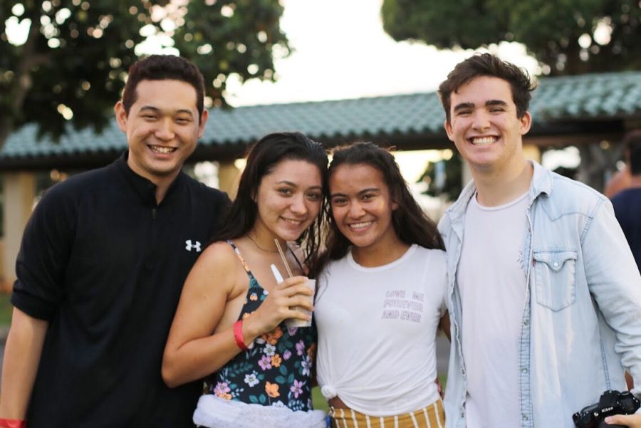 Club founders, from left to right: Rory Keli'ikipi, Anuhea Tanoura, Leah Feato, Connor Slavens