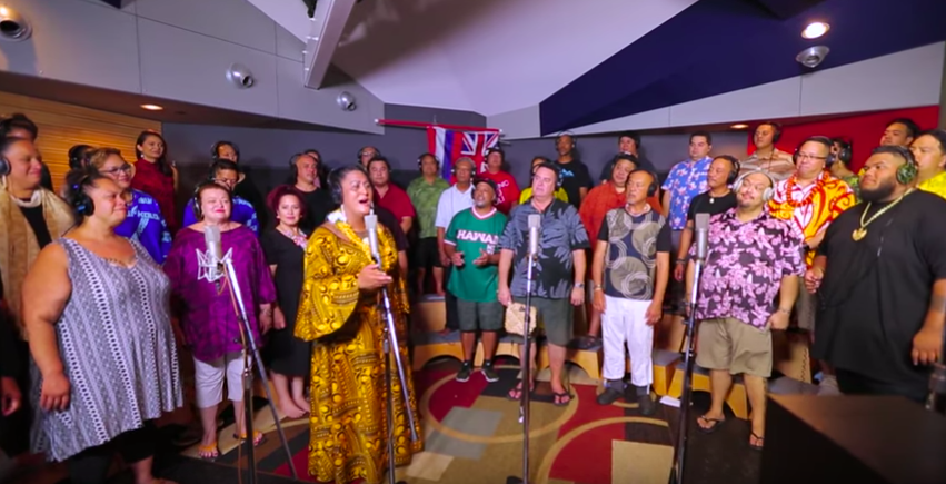 Hawaiian musicians came together to show their love and support for Hawaiʻi and Mauna Kea.