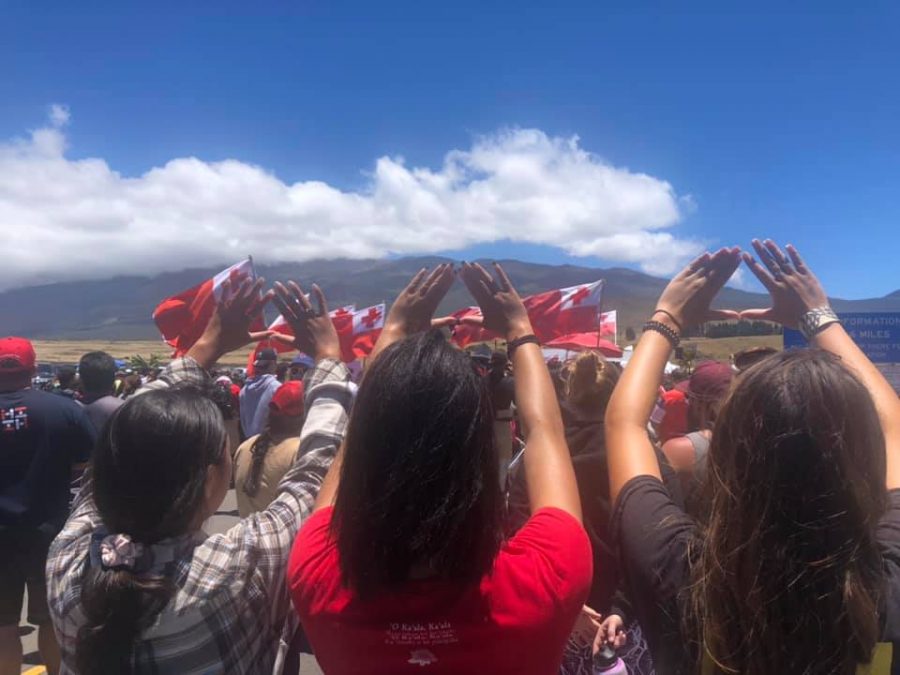 Kumu Hirahara spent the summer on the mauna to show her support for the aina