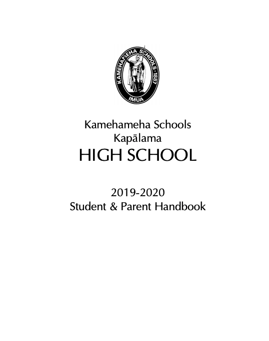 The Student Parent Handbook is the guide that is signed prior to the start of the school year containing all the rules and consequences for student behavior.