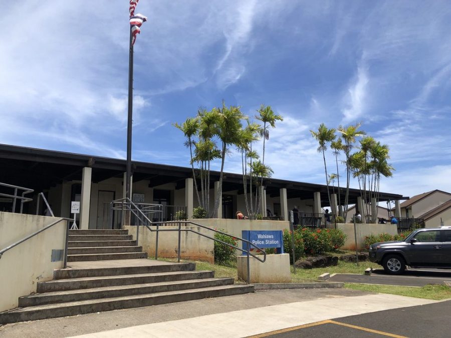 The Wahiawa Police station and Drivers License Department. 