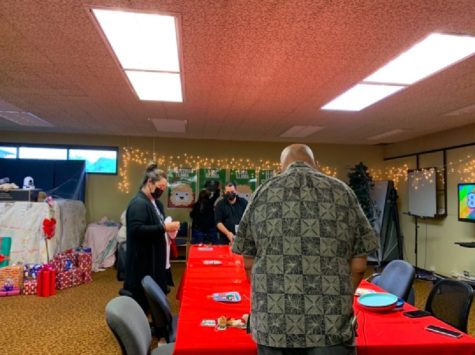 Principal Erskine, and Vice Principals Okazaki, Pacarro and Braffith participating in
the escape room