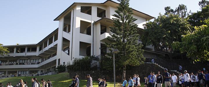 Kamehameha Students walk to their classes, a simple action that should be cherished
more. 